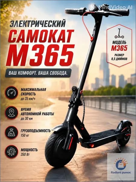 Электросамокат M365, черный