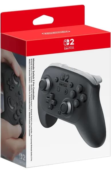 Nintendo Геймпад Nintendo Switch 2 Pro Controller, Bluetooth, черно-серый