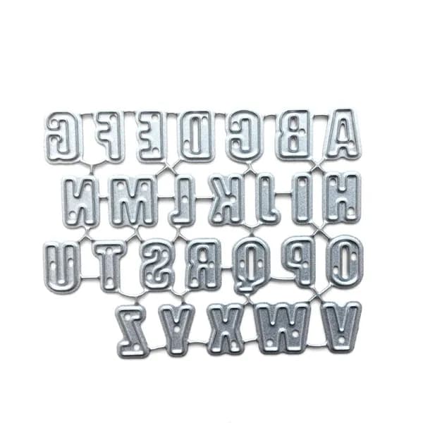 Вырубной шаблон "Мини-буквы" FD014 (1 шт)
