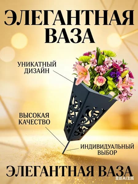 ГЕАЛФИС - это ритуальная ваза с устойчивым к атмосферным воздействиям рисунком, используемая для украшения памятников и надгробий, имитирующая металлический материал