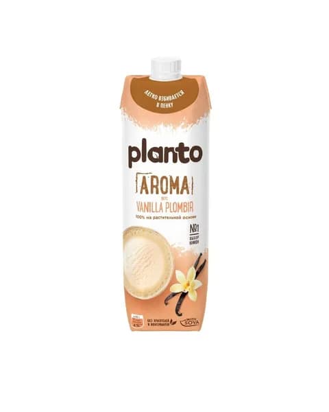 Напиток соевый Planto Aroma Ванильный пломбир 1 л, Россия