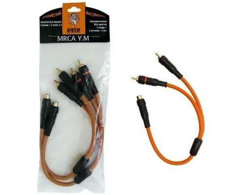 MYSTERY Кабель RCA, двойной экран, Y-адаптер, пара MRCA Y.M.