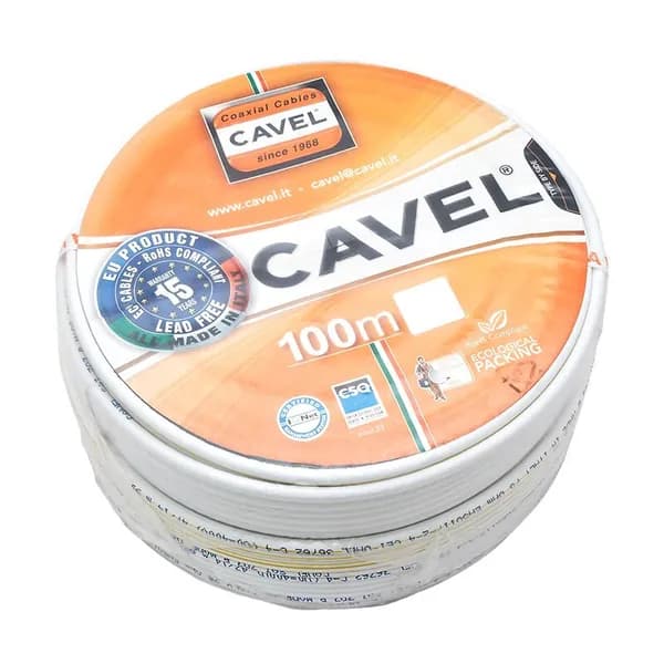 Итальянский оригинальный коаксиальный кабель Cavel sat 703 бухта 100 метров