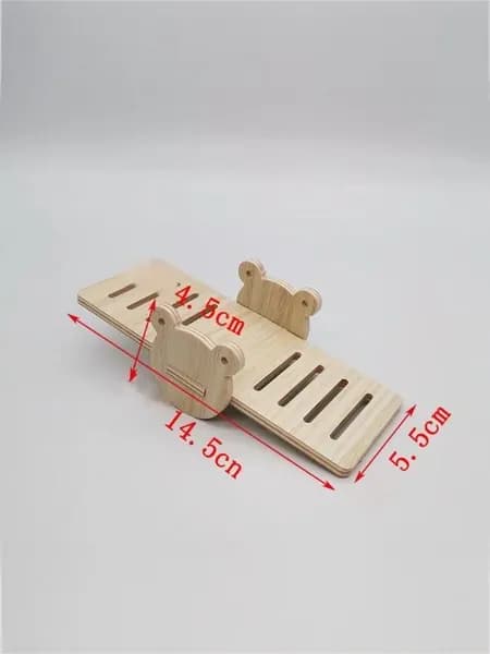 Игрушка для хомячка/скейтборд, изготовленная из экологически чистого дерева, предназначена для грызунов