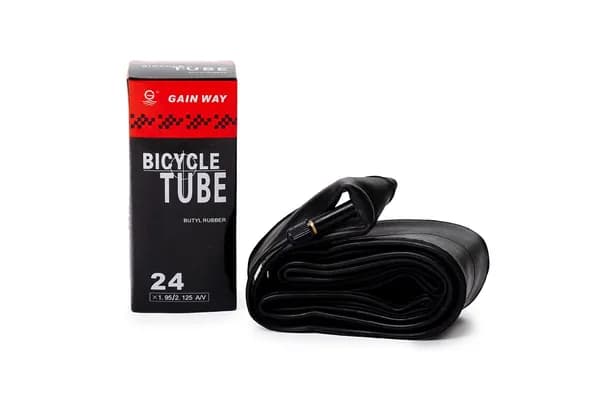 Велокамера 24 Gainway - 24х1.95/2.125 (AV ниппель 35 мм), Черный