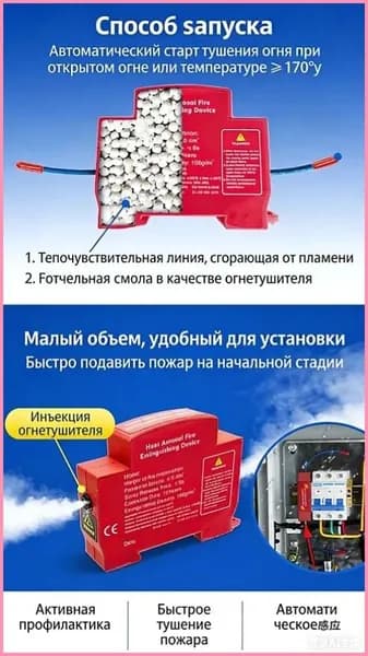 Автоматический Пожарное оборудование-пластырь
