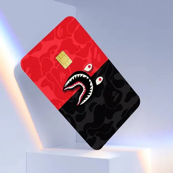 Купающаяся обезьяна БАПЭ Bathing Ape BAPE Наклейка для банковской карты