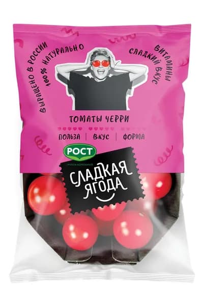 Томаты черри сладкая ягода, 200г