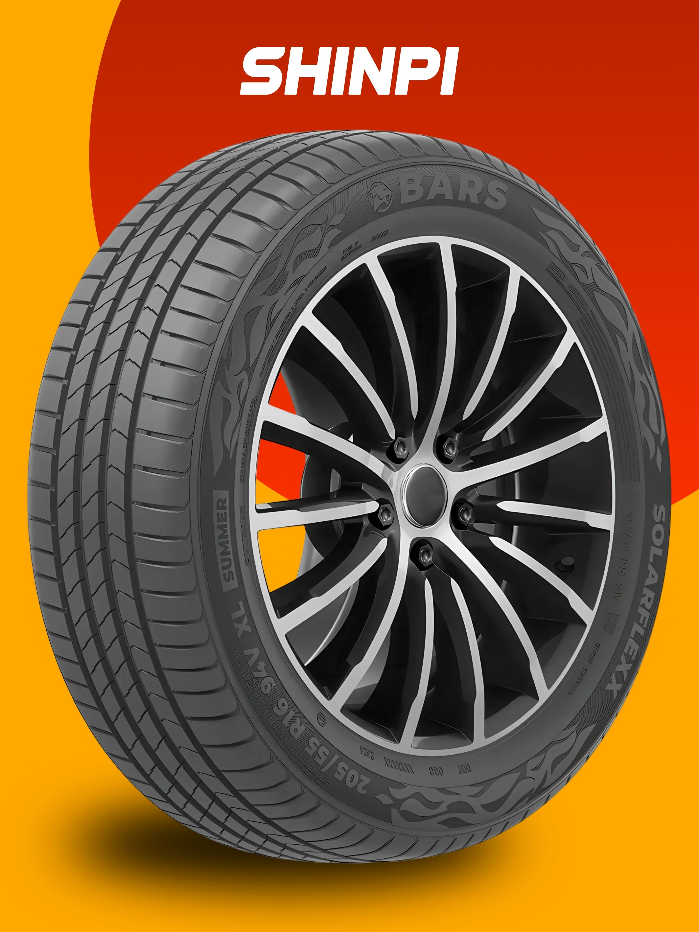 BARS SOLARFLEXX Шины летние 205/60  R16 96H