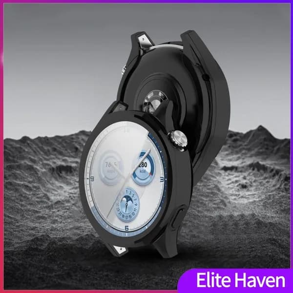 Чехол для Huawei Watch GT5 46 мм из термопластичного полиуретана чёрного цвета