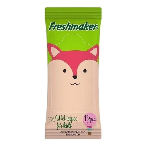 Салфетки влажные детские Freshmaker 15 шт