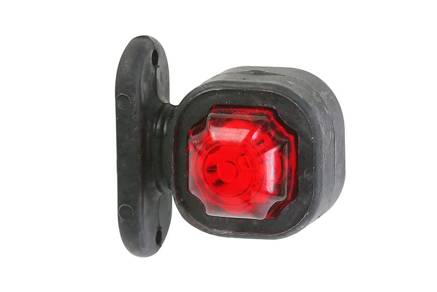 Указатель габаритов 24В LED ОГ-29 (бело-красный) резиновый корпус