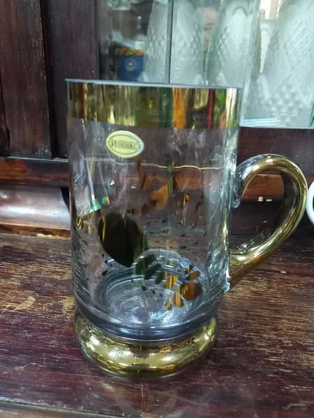Стеклянная Пивная кружка с изображением Рака