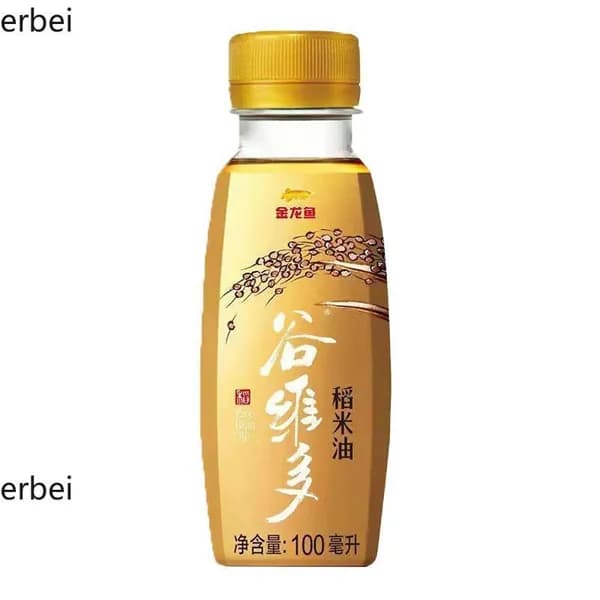 Рисовое масло Jinlongyu Guduiduo 100мл удобный маленький формат для общежития приготовление пищи и жарка