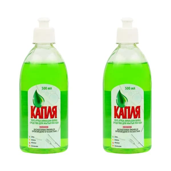 Gala Cosmetic&K Средство для посуды Капля Алоэ, 500 мл, 2 шт/
