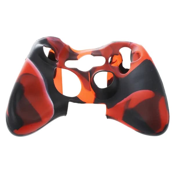 Силиконовый чехол для геймпада Xbox 360 Camo+черный