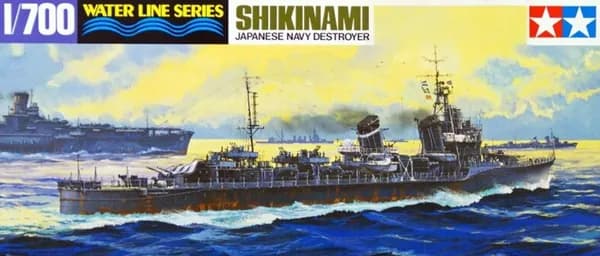 Tamiya 31408 1/700 WWII IJN Japanese Destroyer Shikinami сборная модель корабля