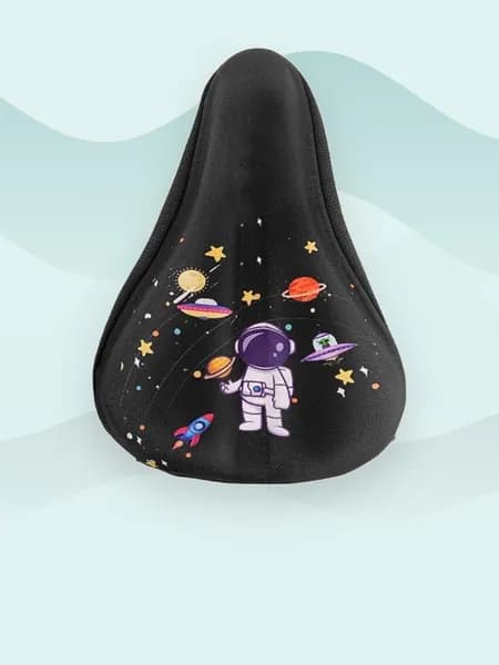 Силиконовая пена для детского велосипедного сиденья, - S - Черный астронавт