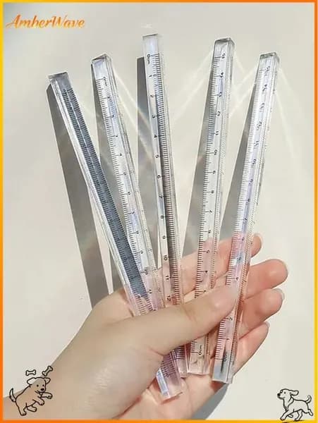 15cm / 20cm Треугольник для студентов Прозрачная линейка