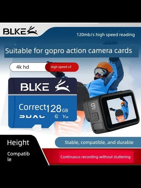Карта памяти для GoPro и экшн-камер 128 ГБ