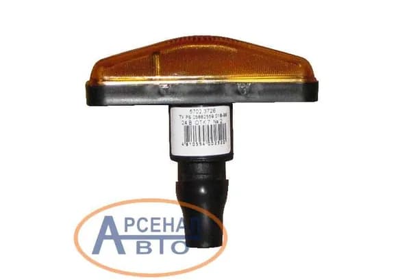 Указатель поворота МАЗ Камаз боковой дополнительный н/о (руденск) 5702, 3726