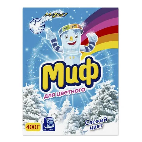 Стиральный порошок Миф Автомат Свежий цвет 400 г