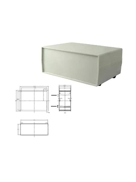 1 шт Корпус для РЭА пластиковый настольный 15-4 160х120х70