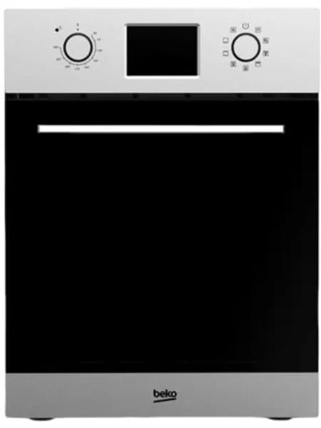 Духовой шкаф Beko BF45C2231X, электрический, встраиваемый, узкий, 50 л, 9 режимов, нержавеющая сталь/черный