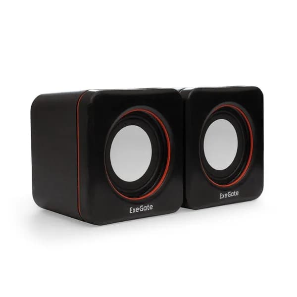 EXEGATE Колонки EX287050RUS Акустическая система 2.0 Disco 160 питание USB, 2х3Вт 6Вт RMS , 100 - 20000Гц, черный