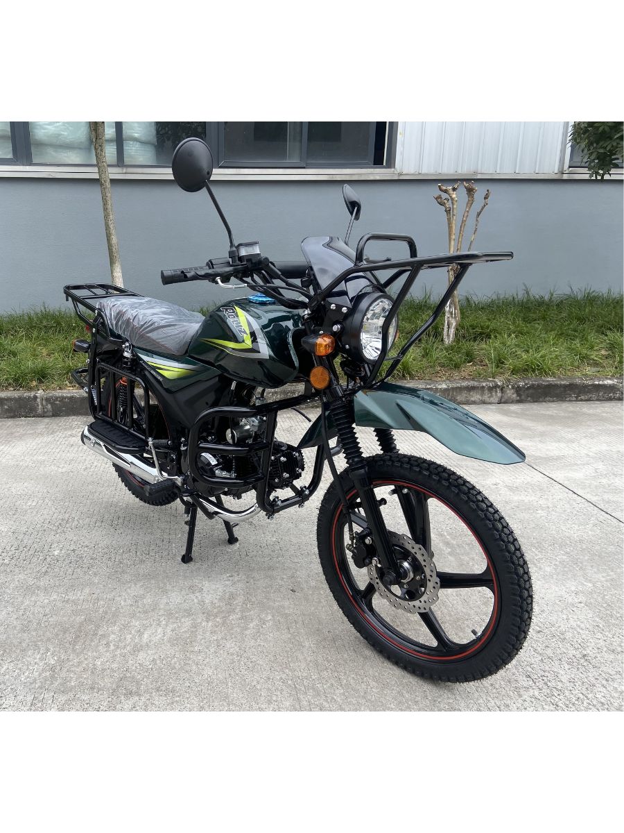 Мопед Альфа OFFROAD ES_зелёный (в заводской упаковке без ПТС)