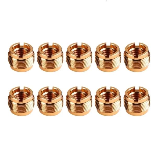 10 шт. Адаптер для микрофонной стойки 5/8" на 3/8", Алюминий