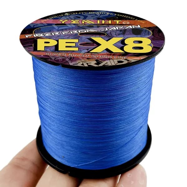 Леска X8, 100 м, синий