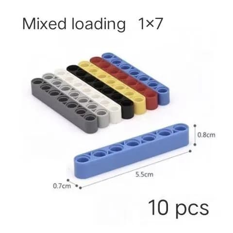MOC Small Particle Technology Совместимые строительные блоки для 32278 32524 Прямой стержень соединителя пучка