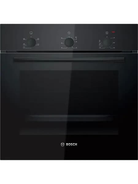 Электрический духовой шкаф Bosch HBF011BA1T, 59.5 см, 71л, гриль, гидролитическая очистка, черный