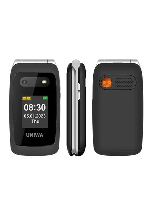 Раскладушка V202T 4G черная с клавиатурой и SOS