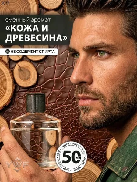 Ароматизатор автомобильный, Кожа и Древесина, 50 мл