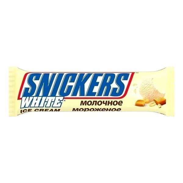 Мороженое сливочное Snickers белый СЗМЖ 41 г