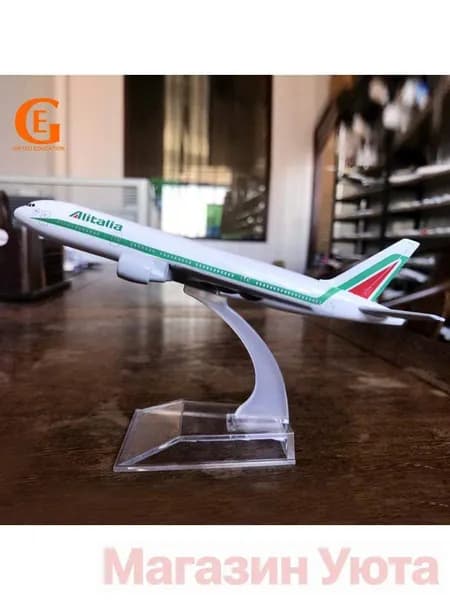 Металлическая Модель Самолета Боинг 777, Alitalia Airways B777