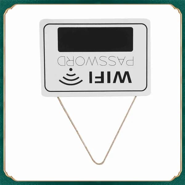 Знак с паролем Wi-Fi