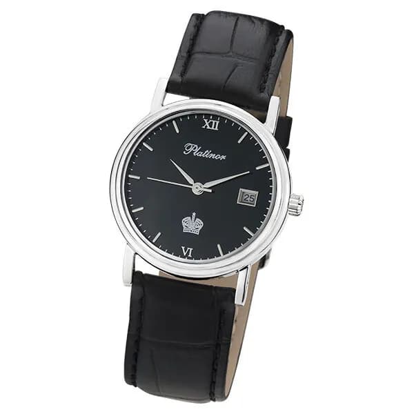 Мужские серебряные часы Platinor Витязь, арт. 50600.516