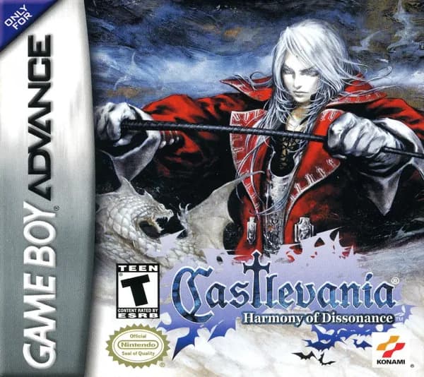 Игровой картридж Castlevania - Harmony of Dissonance GBA, рус.версия (Platinum) 64X-013