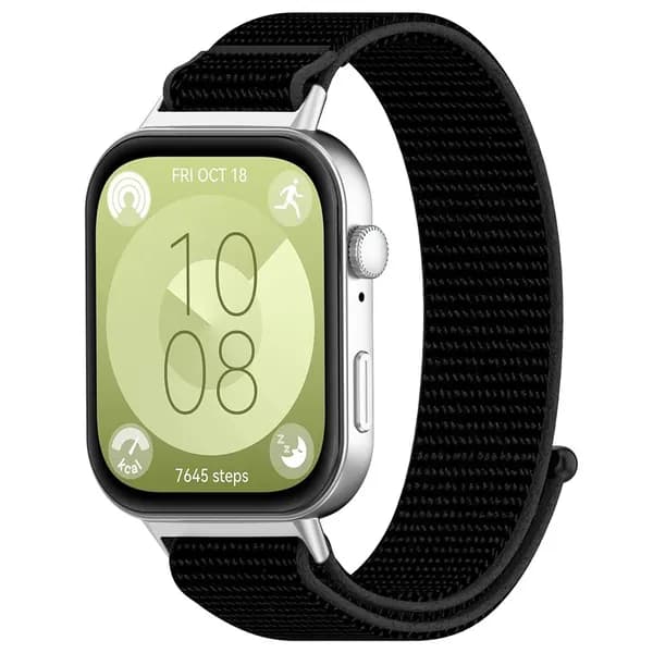 Нейлоновый ремешок для Huawei Watch Fit3 с застёжкой-липучкой