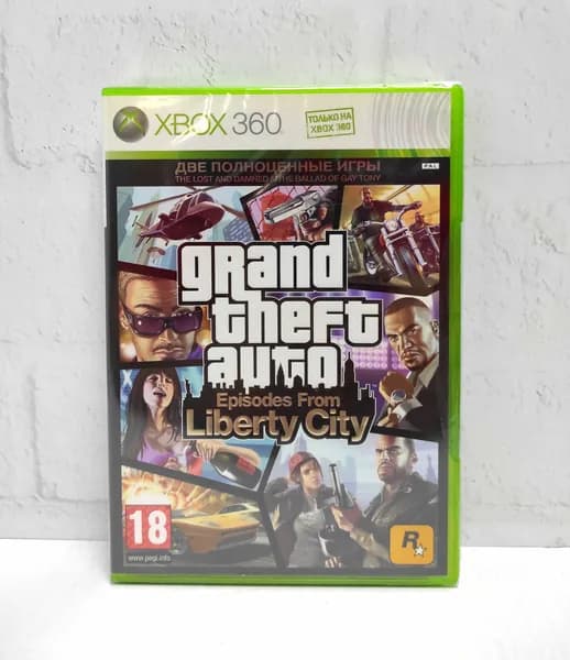 Grand Theft Auto Episodes From Liberty City GTA Английский язык Видеоигра на диске Xbox 360