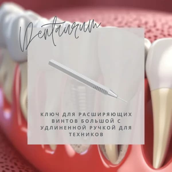 Ключ для расширения винтов, с удлиненной ручкой, большой -Dentaurum