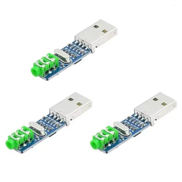 USB-звуковая карта PCM2704, 3pc