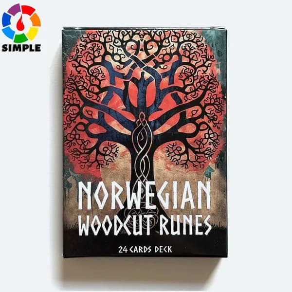 Norwegian Woodkut Runes Tarot Норвежские руны Вудкут Таро