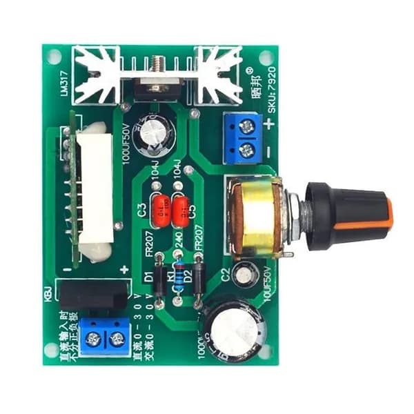 Цифровой регулятор напряжения LM317