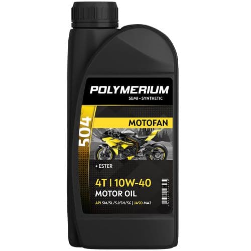 POLYMERIUM motofan 504 4t 10W-40 Масло моторное, Полусинтетическое, 1 л