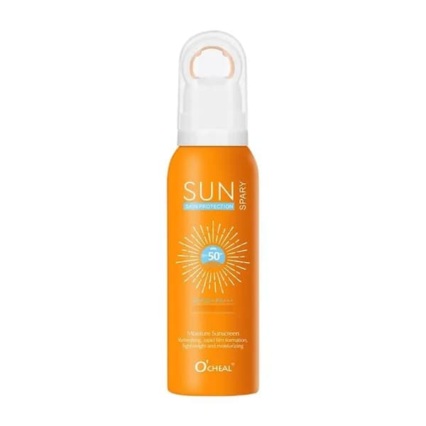 Солнцезащитный спрей для лица и тела SPF 50+, водостойкий увлажняющий мист для сияния кожи и защиты от солнца, нежирный, 150 мл