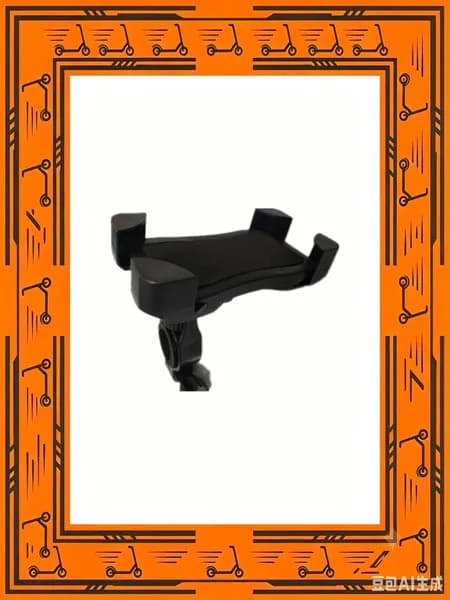 Подставка для Xiaomi M365, Прочная, Подходит для телефонов 6*11-9.5*18.5 см, Пластик, Чёрный, 150 г